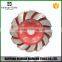 4" turbo diamond grinding cup wheel for stone brick