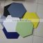 foshan pure colour glazed ceramic hexagon floor tile for hot sale