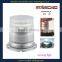 hot sale pc lens aluminum base 6 flashing white 48v led beacon