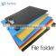 Custom plastic document folder with clip file folder A3/A4 size PVC folder