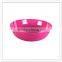 Pink solid color EU standard melamine candy bowl, party hear shape large bowl