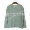 Girl's Manlange Grey Printed Long Sleeve T-shirts