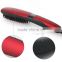 Newest LCD Temperature Fast Hair Brush Flat Iron Electric Hair Straightener Comb