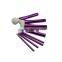 Factory hot sale 8 piece metal handle synthetic hair foundation cosmetic makeup brush kit