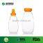 200ml China PET Acutilingual Small Flat Fan Plastic Bottle For Food Grade A44