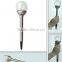 Chinese Solar lights LED lawn lights Garden lights Colorful decorative street lights Cracked stainless steel landscape lights