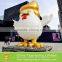 2017 Hot Sale Year of Rooster Inflatable Tent With President Trump Hair