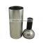 round wine tin for gift packing wine bottle