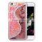 Bicolor Quicksand Glitter PC Material Phone Case For iPhone 6 6 Plus