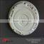 Large Plastic Circle Plate And Transparent Cover by Vacuum Forming