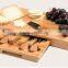 Eco-friendly bamboo cutting board for cheese