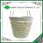 Maize woven baby sleeping basket baby carry basket with braided handle