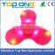 Newly arrived Special spinners cool Bluetooth speaker finger spinner LED fidget spinner
