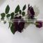 SJ20170006 purple artificial silk flower rose bud