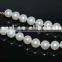 simple 7-8mm white round freshwater pearl bracelet
