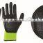 Hi-Viz nappyHi-Viz acrylic and nylon gloves coated nitrile