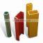 Different kinds of Reinforce Pultrusion FRP channel profiles for outdoor facility