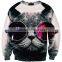 Custom cartoon cat hoodies cat sweatshirt