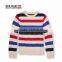 Allover Stripes 100% Cotton Kids Cotton Sweater Knitting