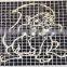 Cusotm Colorful Beaty Rose Flower Laser Cut Engraving Design Iron On Nailhead Metal Transfer Design For T-shirt
