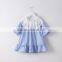 S33523W Summer Cotton Blouses Little Girls Shirts Lace Collar Sweet Blouse