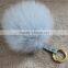 Myfur High Quality Luxury Colorful 12-13cm Fluffy Fox Fur Ball Keychain