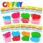 OEM craft project for kids colorful Fabric sticker Pre cut benefit price