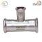 Stainless Steel Press Fitting Tee