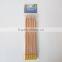 6pcs HB Basswood Pencils with dipped head in opp bag