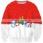 snowmen tree Christmas unisex 3D printed sweatshirts/blue na plus size 3d red Christmas printed hoodies
