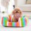 soft dog colourful house pet plush house, pet plush house, plush pet home