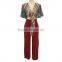 B33781A Sexy african printed hot women club wear 2 piece pants set