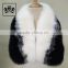 High 100% Dyed Real Fox Fur Accessory Winter Women Fur Muffler Scarf