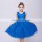 Wholesale boutique kids clothing baby girl frocks design pattens children lace evening dress