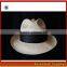 TAM16/Cheap custom panama hat for women man black band decor panama hat fedora hat wholesale