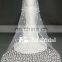 Custom Made Long Ivory Wedding Veil With Petals On For Wholesale