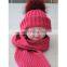 Plain Strip Style Custom Wholesale Newborn Baby Girl Knit Hats