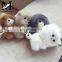 New Design Custom Stuffed Plush Soft Keyring Monkey / Real Mink Fur Custom Keychain Wholesale