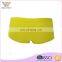 Wholesale nylon fashion yellow hip up cheap mature women panties