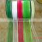 tape edge high quality organza ribbon birthday decoration ribbon