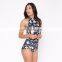 High Neck Halter Backless Sexy Women One Piece Bathing Suit Swimwear