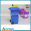 Wholesale cheap customized garbage can shape silicone pen container for ads