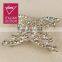 2015 new bulk bridal animal crystal animal rhinestone brooches pin for wedding dress BP0363