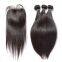 Yaki Straight Front Lace Chocolate Human Hair Wigs Hand Chooseing