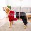 Sport jacket big dog coats pleuche contrast color large dog Husky letter four legs clothes 3XL-8XL
