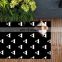 black outdoor rugs recycled plastic cheap straw mat pp woven carpet