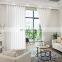 Customizable Good Quality Soft Pure White Sheer Velvet Curtain Fabric Luxury For Living Room Bathroom