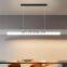 Длинная полоска LED-люстра для столовой, простая, современная, в скандинавском стиле, для гостиной, дома, магазина