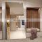 5mm Hot selling ornate gold antique frame stand floor full length dressing mirror