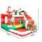Christmas Inflatable Bouncer House With Air Blower And Jumping Castle With Slide